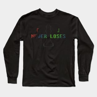 Blank Never Loses Long Sleeve T-Shirt